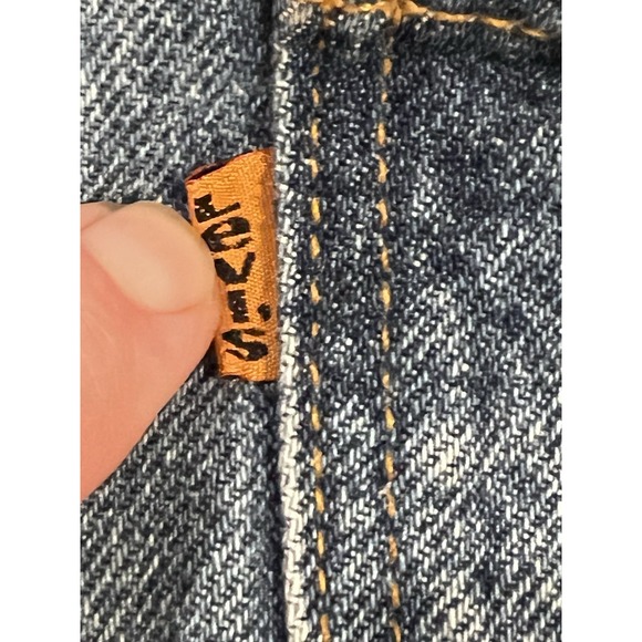 Levi's Other - Levi 550 Vintage Mens Blue Jeans Orange Tab 38x36 Measuring A‎ 32 See Photos